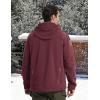 image:imageTACVASEN Tactical Jacket for Men Fleece Jackets Full Zip Military Hoodies Windproof Warm Winter Coat Outdoor Hunting09wine Red