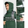 image:imageTACVASEN Tactical Jacket for Men Fleece Jackets Full Zip Military Hoodies Windproof Warm Winter Coat Outdoor Hunting10dark Green