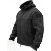 image:imageTACVASEN Tactical Jacket for Men Fleece Jackets Full Zip Military Hoodies Windproof Warm Winter Coat Outdoor Hunting01black