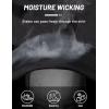 image:imageTACVASEN Mens Long Sleeve Active TShirts UPF 50 Hoodies Sun Protection Shirt Lightweight Quick Dry Rash Guards01 Black