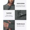 image:imageTACVASEN Mens Long Sleeve Active TShirts UPF 50 Hoodies Sun Protection Shirt Lightweight Quick Dry Rash Guards07 Dark Gray