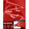image:imageTACVASEN Mens Long Sleeve Active TShirts UPF 50 Hoodies Sun Protection Shirt Lightweight Quick Dry Rash Guards10 Tomato Red