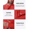 image:imageTACVASEN Mens Long Sleeve Active TShirts UPF 50 Hoodies Sun Protection Shirt Lightweight Quick Dry Rash Guards10 Tomato Red