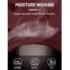 image:imageTACVASEN Mens Long Sleeve Active TShirts UPF 50 Hoodies Sun Protection Shirt Lightweight Quick Dry Rash Guards13 Wine Red