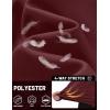 image:imageTACVASEN Mens Long Sleeve Active TShirts UPF 50 Hoodies Sun Protection Shirt Lightweight Quick Dry Rash Guards13 Wine Red