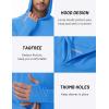 image:imageTACVASEN Mens Long Sleeve Active TShirts UPF 50 Hoodies Sun Protection Shirt Lightweight Quick Dry Rash Guards15 Azure