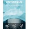 image:imageTACVASEN Mens Long Sleeve Active TShirts UPF 50 Hoodies Sun Protection Shirt Lightweight Quick Dry Rash Guards18 Lake Blue