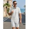 image:imageTACVASEN Mens Pocket TShirts Cotton Short Sleeve Tshirts Soft Crew Neck Lightweight Casual Basic Plain Summer Tees01 White