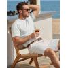 image:imageTACVASEN Mens Pocket TShirts Cotton Short Sleeve Tshirts Soft Crew Neck Lightweight Casual Basic Plain Summer Tees01 White