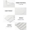 image:imageTACVASEN Mens Pocket TShirts Cotton Short Sleeve Tshirts Soft Crew Neck Lightweight Casual Basic Plain Summer Tees01 White