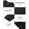 image:imageTACVASEN Mens Pocket TShirts Cotton Short Sleeve Tshirts Soft Crew Neck Lightweight Casual Basic Plain Summer Tees02 Black