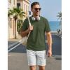 image:imageTACVASEN Mens Pocket TShirts Cotton Short Sleeve Tshirts Soft Crew Neck Lightweight Casual Basic Plain Summer TeesArmy Green