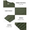 image:imageTACVASEN Mens Pocket TShirts Cotton Short Sleeve Tshirts Soft Crew Neck Lightweight Casual Basic Plain Summer TeesArmy Green