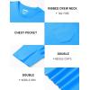 image:imageTACVASEN Mens Pocket TShirts Cotton Short Sleeve Tshirts Soft Crew Neck Lightweight Casual Basic Plain Summer TeesAzure