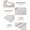 image:imageTACVASEN Mens Pocket TShirts Cotton Short Sleeve Tshirts Soft Crew Neck Lightweight Casual Basic Plain Summer TeesBeige Heather
