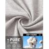 image:imageTACVASEN Mens Pocket TShirts Cotton Short Sleeve Tshirts Soft Crew Neck Lightweight Casual Basic Plain Summer TeesBeige Heather