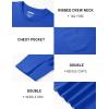 image:imageTACVASEN Mens Pocket TShirts Cotton Short Sleeve Tshirts Soft Crew Neck Lightweight Casual Basic Plain Summer TeesColour Blue