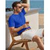 image:imageTACVASEN Mens Pocket TShirts Cotton Short Sleeve Tshirts Soft Crew Neck Lightweight Casual Basic Plain Summer TeesColour Blue