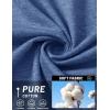image:imageTACVASEN Mens Pocket TShirts Cotton Short Sleeve Tshirts Soft Crew Neck Lightweight Casual Basic Plain Summer TeesGrey Blue Heather