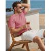 image:imageTACVASEN Mens Pocket TShirts Cotton Short Sleeve Tshirts Soft Crew Neck Lightweight Casual Basic Plain Summer TeesGrey Pink