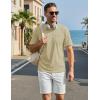 image:imageTACVASEN Mens Pocket TShirts Cotton Short Sleeve Tshirts Soft Crew Neck Lightweight Casual Basic Plain Summer TeesKhaki