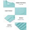 image:imageTACVASEN Mens Pocket TShirts Cotton Short Sleeve Tshirts Soft Crew Neck Lightweight Casual Basic Plain Summer TeesLight Lake Blue