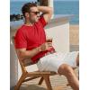 image:imageTACVASEN Mens Pocket TShirts Cotton Short Sleeve Tshirts Soft Crew Neck Lightweight Casual Basic Plain Summer TeesTomato Red