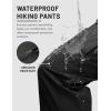 image:imageTACVASEN Mens Tactical Pants Water Resistant Ripstop Cargo Work Pants Lightweight Hiking EDC Outdoor with Pockets01 Black