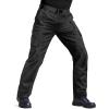 image:imageTACVASEN Mens Tactical Pants Water Resistant Ripstop Cargo Work Pants Lightweight Hiking EDC Outdoor with Pockets01 Black