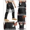 image:imageTACVASEN Mens Tactical Pants Water Resistant Ripstop Cargo Work Pants Lightweight Hiking EDC Outdoor with Pockets01 Black