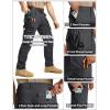 image:imageTACVASEN Mens Tactical Pants Water Resistant Ripstop Cargo Work Pants Lightweight Hiking EDC Outdoor with Pockets03 Dark Grey