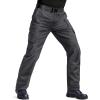image:imageTACVASEN Mens Tactical Pants Water Resistant Ripstop Cargo Work Pants Lightweight Hiking EDC Outdoor with Pockets03 Dark Grey