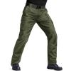 image:imageTACVASEN Mens Tactical Pants Water Resistant Ripstop Cargo Work Pants Lightweight Hiking EDC Outdoor with Pockets04 Green