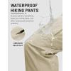 image:imageTACVASEN Mens Tactical Pants Water Resistant Ripstop Cargo Work Pants Lightweight Hiking EDC Outdoor with Pockets06 Light Khaki