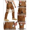 image:imageTACVASEN Mens Tactical Pants Water Resistant Ripstop Cargo Work Pants Lightweight Hiking EDC Outdoor with Pockets07 Amber Brown