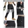 image:imageTACVASEN Mens Tactical Pants Waterproof Hiking Work Pants for Men Construction Stretch Cargo Trousers 9 PocketsBlack