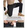 image:imageTACVASEN Mens Tactical Pants Waterproof Hiking Work Pants for Men Construction Stretch Cargo Trousers 9 PocketsBlack