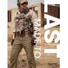 image:imageTACVASEN Mens Tactical Pants Waterproof Hiking Work Pants for Men Construction Stretch Cargo Trousers 9 PocketsBrown