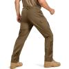 image:imageTACVASEN Mens Tactical Pants Waterproof Hiking Work Pants for Men Construction Stretch Cargo Trousers 9 PocketsBrown