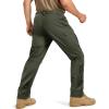 image:imageTACVASEN Mens Tactical Pants Waterproof Hiking Work Pants for Men Construction Stretch Cargo Trousers 9 PocketsGreen