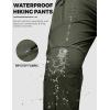 image:imageTACVASEN Mens Tactical Pants Waterproof Hiking Work Pants for Men Construction Stretch Cargo Trousers 9 PocketsGreen