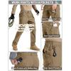image:imageTACVASEN Mens Tactical Pants Waterproof Hiking Work Pants for Men Construction Stretch Cargo Trousers 9 PocketsKhaki