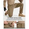 image:imageTACVASEN Mens Tactical Pants Waterproof Hiking Work Pants for Men Construction Stretch Cargo Trousers 9 PocketsKhaki