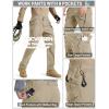 image:imageTACVASEN Mens Tactical Pants Waterproof Hiking Work Pants for Men Construction Stretch Cargo Trousers 9 PocketsLight Khaki