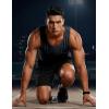image:imageTACVASEN Mens Tank Tops Quick Dry Sleeveless Workout Muscle Shirt Athletic Bodybuilding Gym Performance Tee Shirts01 Black