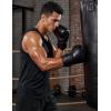 image:imageTACVASEN Mens Tank Tops Quick Dry Sleeveless Workout Muscle Shirt Athletic Bodybuilding Gym Performance Tee Shirts01 Black