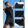 image:imageTACVASEN Mens Tank Tops Quick Dry Sleeveless Workout Muscle Shirt Athletic Bodybuilding Gym Performance Tee Shirts01 Black