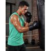 image:imageTACVASEN Mens Tank Tops Quick Dry Sleeveless Workout Muscle Shirt Athletic Bodybuilding Gym Performance Tee Shirts02 Light Green
