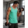 image:imageTACVASEN Mens Tank Tops Quick Dry Sleeveless Workout Muscle Shirt Athletic Bodybuilding Gym Performance Tee Shirts02 Light Green
