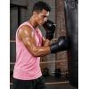 image:imageTACVASEN Mens Tank Tops Quick Dry Sleeveless Workout Muscle Shirt Athletic Bodybuilding Gym Performance Tee Shirts03 Pink